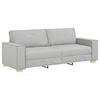 vidaXL 3-Sitzer-Sofa Wolkengrau 220x78x84 cm Stoff