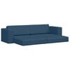 vidaXL Schlafsofa Marineblau 245 x 78 x 77 cm Stoff