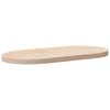 vidaXL Tischplatte 90x45x2,5 cm Massivholz Kiefer Oval