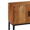 vidaXL Sideboard Braun 110x30x70 cm Massivholz Akazie