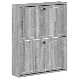 vidaXL Wandmontierter Schuhschrank EDE 71 x 17 x 86 cm Holzwerkstoff