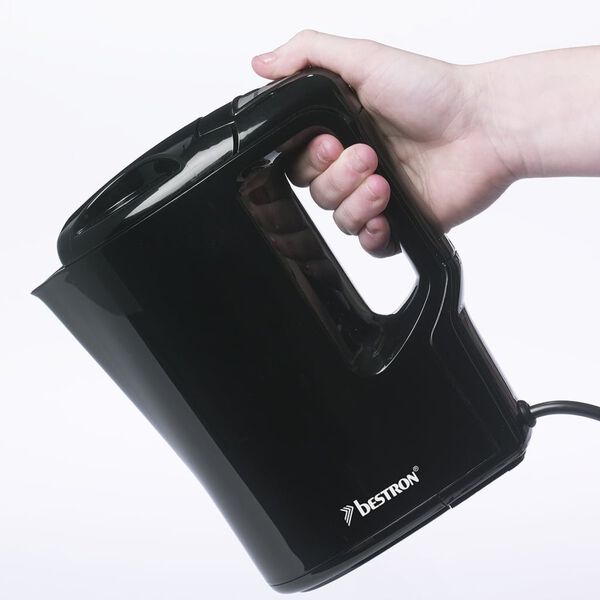 Bestron Wasserkocher 0,9 L 500 W Schwarz AWK810