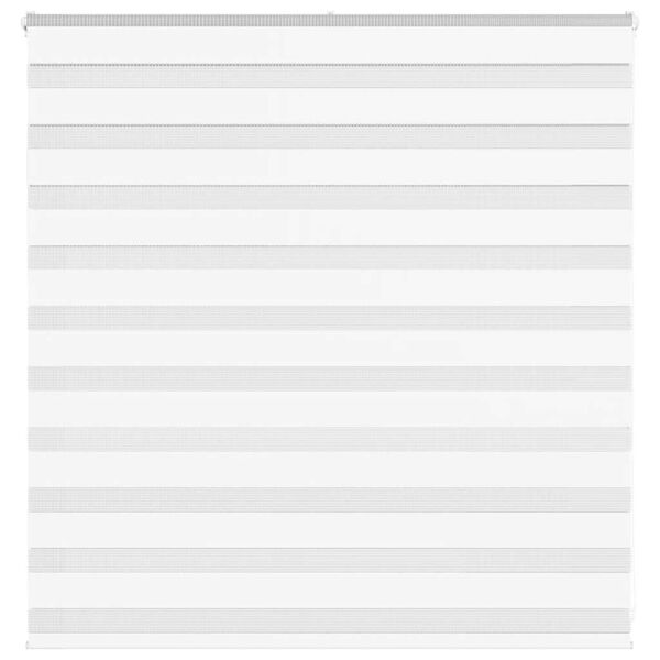vidaXL Doppelrollo Wei&szlig; 150x100 cm Stoffbreite 145,9 cm Polyester