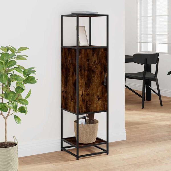 vidaXL Highboard R&auml;uchereiche 35,5x35x139 cm Holzwerkstoff Metall