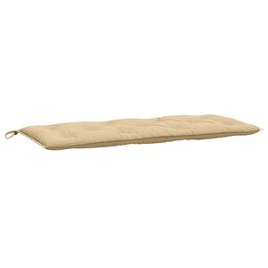 vidaXL Gartenbank-Auflage Melange Beige 120x50x7 cm Stoff