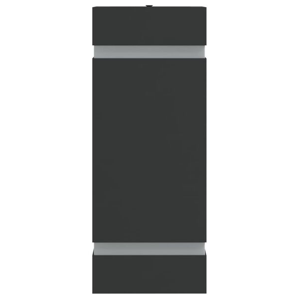 vidaXL Au&szlig;enwandleuchten 2 Stk. Schwarz Edelstahl