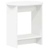 vidaXL Beistelltisch Wei&szlig; 50 x 39,5 x 55 cm Holzwerkstoff