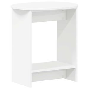 vidaXL Beistelltisch Wei&szlig; 50 x 39,5 x 55 cm Holzwerkstoff