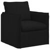 vidaXL Sofa Set 2 pcs Schwarz 196 x 82 x 85 cm Stoff
