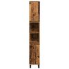 vidaXL Badschrank Altholz-Optik 30x30x190 cm Holzwerkstoff