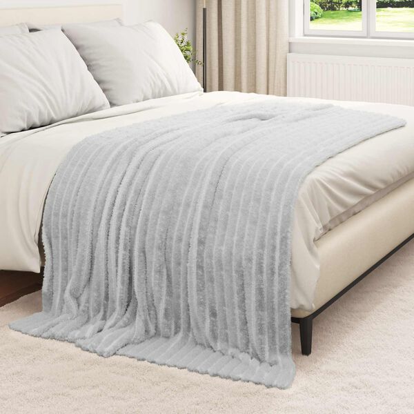 vidaXL Wohndecken 6 pcs Grau 200 x 150 cm Fleece