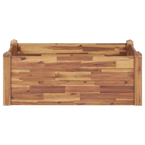 vidaXL Garten-Hochbeet 110 x 60 x 44 cm Massivholz Akazie