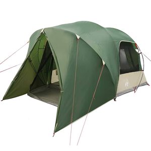 vidaXL Dome Zelt f&uuml;r 6 Personen mit Dach Gr&uuml;n 500 x 314 x 206 cm