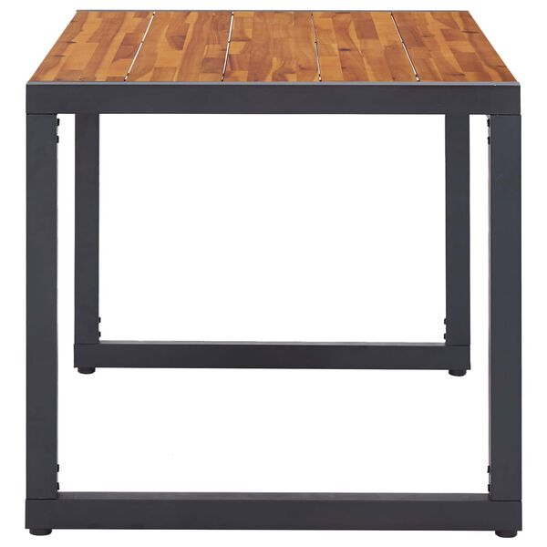 vidaXL 5-tlg. Garten-Essgruppe Schwarz