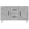 vidaXL Sideboard Betongrau 100x36x60 cm Holzwerkstoff