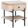 vidaXL Handgefertigter Nachttisch Wei&szlig; 40 x 35 x 45 cm