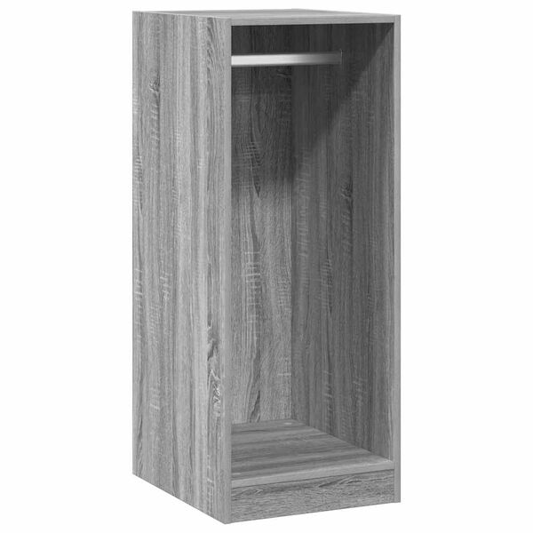 vidaXL Kleiderschrank Grau Sonoma 48x41x102 cm Holzwerkstoff