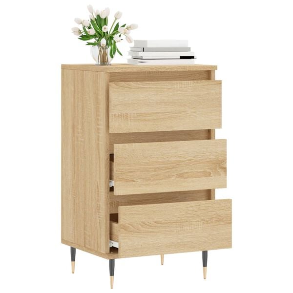 vidaXL Sideboard Sonoma-Eiche 40x35x70 cm Holzwerkstoff