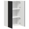 vidaXL K&uuml;chenschrank Kalmar Schwarz 60 x 31 x 100 cm Holzwerkstoff