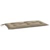 vidaXL Gartenbank-Auflage Taupe 110x50x7 cm Oxford-Gewebe