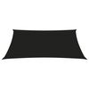 vidaXL Sonnensegel Oxford-Gewebe Trapezform 3/4x3 m Schwarz