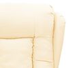 vidaXL Relaxsessel Creme Kunstleder