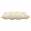 vidaXL Sitzkissen 4 pcs Creme 40 x 40 x 6 cm Cordstoff