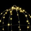 vidaXL Ball mit 192 LEDs 2 pcs Warmwei&szlig; 30 x 30 x 32 cm Metall