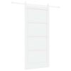 vidaXL Schiebet&uuml;r ORKDAL 93 x 202 cm Holzwerkstoff Wei&szlig;