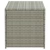 vidaXL Gartenbox Poly Rattan 100x50x50 cm Grau