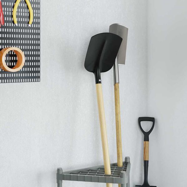 vidaXL Schaufelkopf Schwarz 34,5 x 24 cm Pulverbeschichteter Stahl