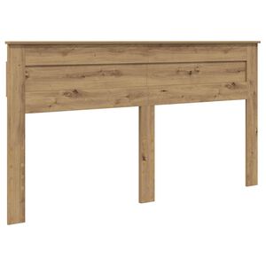 vidaXL Kopfteil Artisan-Eiche Holzwerkstoff