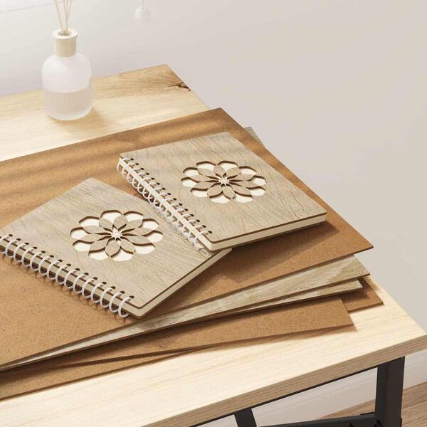 vidaXL Dekoplatten 50 pcs Sonoma-Eiche 30 x 42 x 0,27 cm Holzwerkstoff