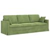 vidaXL Sofa Set 2 pcs Hellgr&uuml;n 228 x 78 x 80 cm Samt