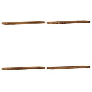 vidaXL Wandregale 4 Stk. Altholz-Optik 40x20x1,5 cm Holzwerkstoff