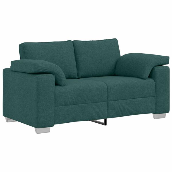 vidaXL Sofa Dunkelgr&uuml;n 160 x 80 x 82 cm Stoff