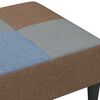 vidaXL Fußhocker Patchwork 77x55x31 cm Stoff