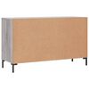 vidaXL Sideboard Grau Sonoma 100x36x60 cm Holzwerkstoff