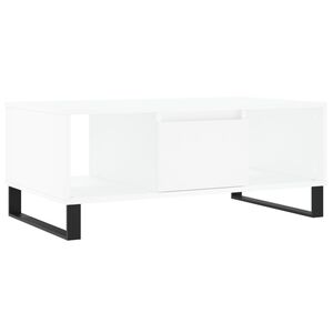 vidaXL Couchtisch Wei&szlig; 90x50x36,5 cm Holzwerkstoff