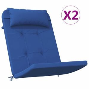 vidaXL Stuhlkissen 2 stk. Oxford-Stoff Blau 58 x 77 x 4,5 cm