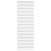 vidaXL Doppelrollo Wei&szlig; 70x200 cm Stoffbreite 65,9 cm Polyester