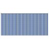 vidaXL Au&szlig;enrollo 90% UV-Block Blau-wei&szlig; gestreift 240 x 230 cm HDPE