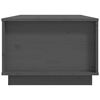 vidaXL Couchtisch Grau 100x50x35 cm Massivholz Kiefer