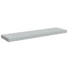 vidaXL Schweberegale 2 Stk. Betongrau 90x23,5x3,8 cm MDF