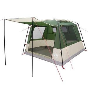 vidaXL Toilettenzelt Gr&uuml;n 10 Personen