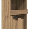 vidaXL Badschrank Artisan-Eiche 32x34x188,5 cm Holzwerkstoff