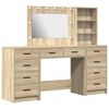 vidaXL Schminktisch 3 stk. Sonoma-Eiche 78,5 x 41 x 135 cm