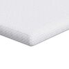 vidaXL Matratzenauflage Wei&szlig; 140 x 190 cm Jacquard Stoff