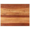 vidaXL Tischplatte Massivholz Palisander 25-27 mm 70&times;90 cm