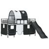 vidaXL Kinder-Etagenbett Schwarz 79,5 x 200 cm Metall